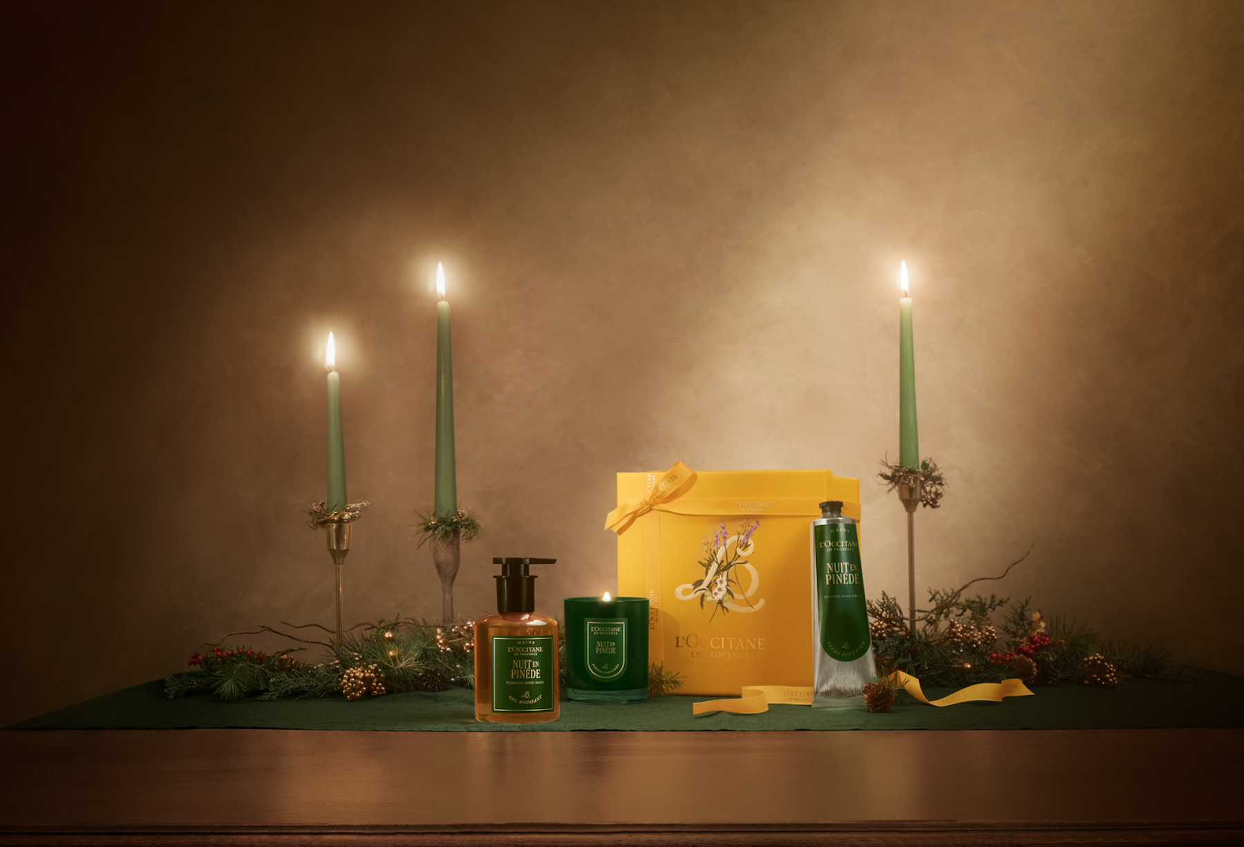 Gift set l'Occitane Nuit en Pinède.
